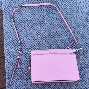 kate spade Pink Leather Crossbody Bag with Adjustable Strap